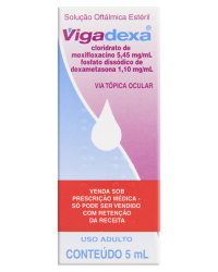 Detalhes do produto VIGADEXA 5+1MG/ML SOL OFT FR GOT 5ML