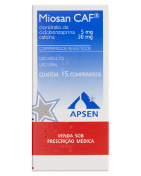 Detalhes do produto MIOSAN CAF 5+30MG CX 15 COMP REV