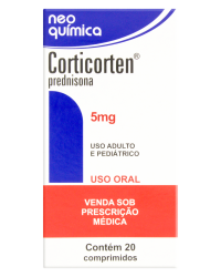 Detalhes do produto CORTICORTEN 5MG CX 20 COMP
