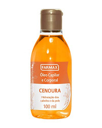 Detalhes do produto OLEO CAP E CORPO CENOURA 100ML - FARMAX