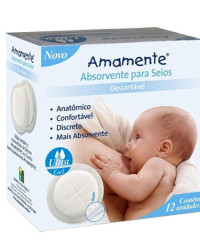 Detalhes do produto ABSORVENTE SEIOS AMAMENTE 12UN PREMIUM