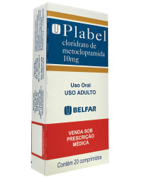 Detalhes do produto PLABEL 10MG CX 20 COMP