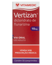 Detalhes do produto VERTIZAN 10MG CX 50 COMP