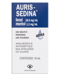 Detalhes do produto AURIS-SEDINA 18,6+1,3MG SOL OTO FR GTS 10ML