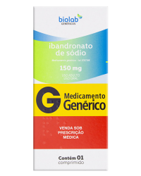 Detalhes do produto IBANDRONATO DE SODIO 150MG CX 1 COMP