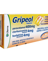 Detalhes do produto GRIPEOL 400+4+4MG CX 20 CAP