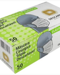 Detalhes do produto MASCARA CIRURGICA DESC ELAST DESCARPAC C/50