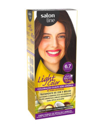 Detalhes do produto LIGHT COLOR TONALIZ 6.7 CHOCOLATE