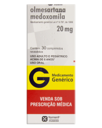 Detalhes do produto OLMESARTANA MEDOXOMILA 20MG CX 30 COMP