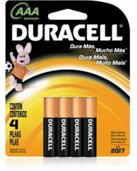 Detalhes do produto PILHA DURACELL ALC AAA PALITO SM 1X4UN