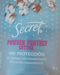 Detalhes do produto DESODORANTE SECRET CLEAR GEL 45GR COTTON