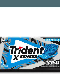 Detalhes do produto CHICLETE TRIDENT-INTENSE (PRETO)