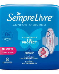 Detalhes do produto ABSORVENTE SEMPRE LIVRE ADAPT AB C/8 SV