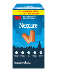 Detalhes do produto PROTETOR AUDITIVO NEXCARE 5 PARES(E)
