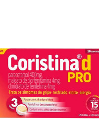 Detalhes do produto CORISTINA D PRO 400+4+4MG CX 16 COMP