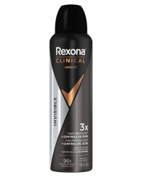 Detalhes do produto DESODO AER REXONA CLINICAL MEN INVISIBLE DRY 150ML