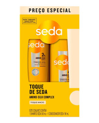 Detalhes do produto SHAMPOO SEDA 300ML TOQUE SEDA+COND 190ML(E)*