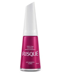 Detalhes do produto ESMALTE RISQUE LEO MANDOU FLORES
