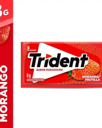 Detalhes do produto CHICLETE TRIDENT MORANGO