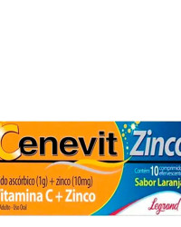 Detalhes do produto CENEVIT ZINCO 1G/10MG EFERV-LES