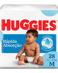 Detalhes do produto FRALDA HUGGIES T PROT JUMBO M C/28