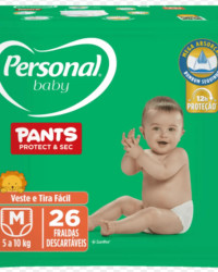 Detalhes do produto FRALDA PERSONAL PANTS ROUP PROT&SEC M C/26