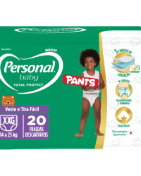 Detalhes do produto FRALDA PERSONAL PANTS  SEC XXG 20UN