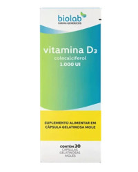 Detalhes do produto COLECALCIFEROL 1000UI CX 30 CAP