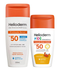 Detalhes do produto KIT HELIODERM FAMILIA FPS50 + FPS50 KIDS
