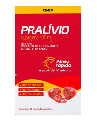 Detalhes do produto PRALIVIO 400MG BL 10 CAP