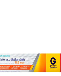 Detalhes do produto DICLOFENACO DIETILAMONIO 10MG/G GEL BG 60G