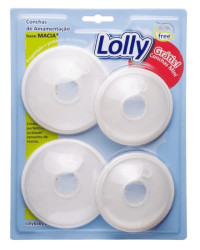 Detalhes do produto CONCHA AMAMENTACAO LOLLY 7221-01 2UN+2UN MINI GRAT