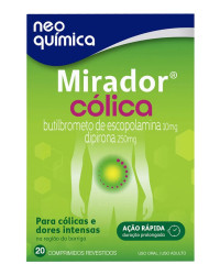 Detalhes do produto MIRADOR COLICA 10,0+250,0MG CX 20 COMP REV