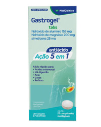 Detalhes do produto GASTROGEL 20 CPR MAST