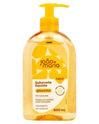 Detalhes do produto JOAO E MARIA SAB LIQ BABY GLIC FR 400ML