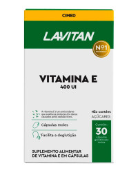 Detalhes do produto LAVITAN VITAMINA E 400UI C/30CPS GEL
