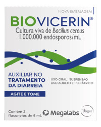 Detalhes do produto BIOVICERIN 6 END/ML SUS OR 2 FLAC X 5ML