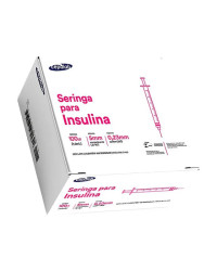 Detalhes do produto SERINGA 1ML COM AGULHA 5 X 0,23 INSULINA 32G