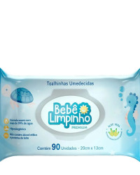 Detalhes do produto TOALHA UMED BEBE LIMP PREM COM 90