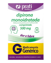 Detalhes do produto DIPIRONA SODICA 500MG CX 30 COMP