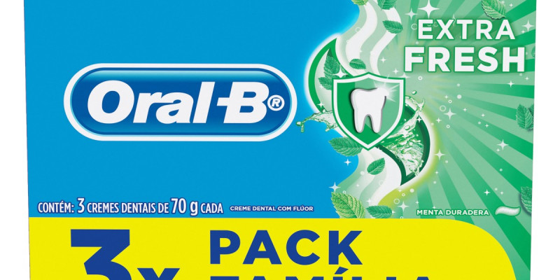 CREME DENTAL ORAL B EXTRA FRESH 70GR
