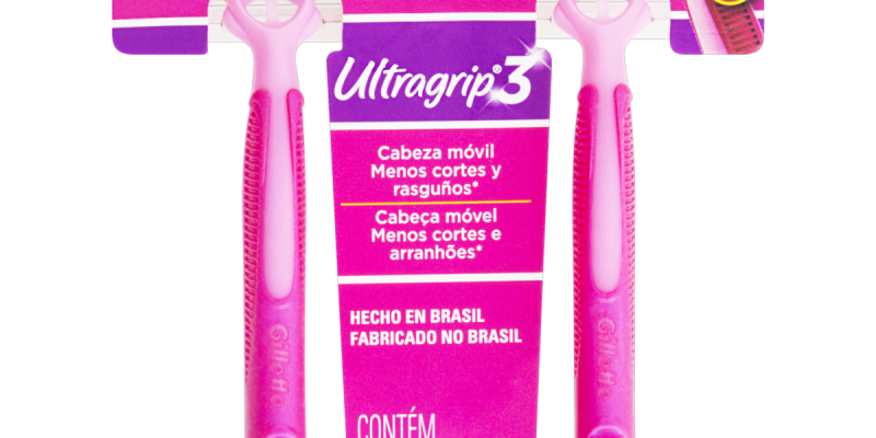 APARELHO PRESTOBARBA U GRIP MO FEM COM 2