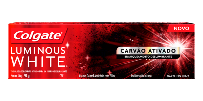 CREME DENT COLG LUM WHIT CARVAO 70G