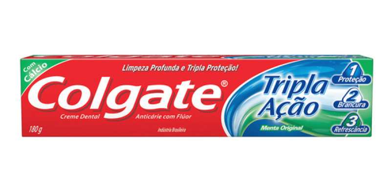 CREME DENT COLG TRIP ACAO MENT 180G