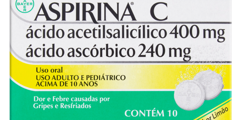 ASPIRINA C EFERVESC 400+240MG CX 5 ENV X 2 COM EFV