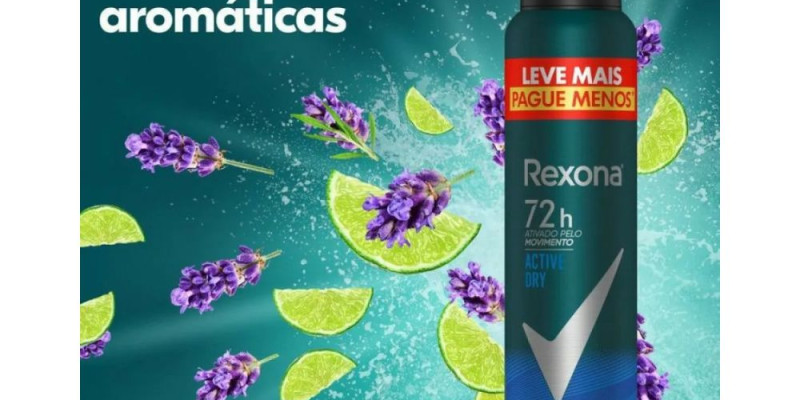 DESODORANTE AER REXONA MEN ACTIVE DRY 72H L+P- 250ML  *(