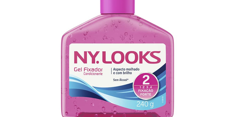 GEL FIX NY LOOKS 240G ROSA COND(E) - 61827