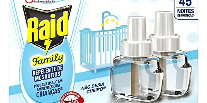 REPEL RAID ELET REFIL 45 NOT 32,9ML FAMILY 2UN(E)