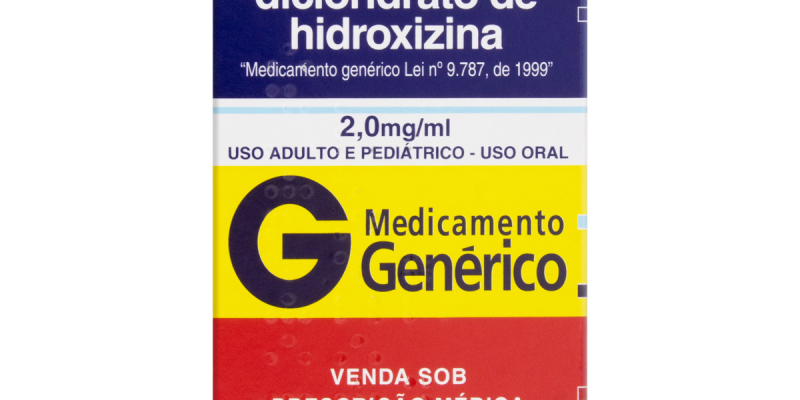 CLORIDRATO DE HIDROXIZINA 2MG SOL ORAL FR 120ML