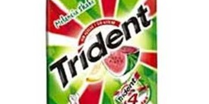 CHICLETE TRIDENT MELANCIA